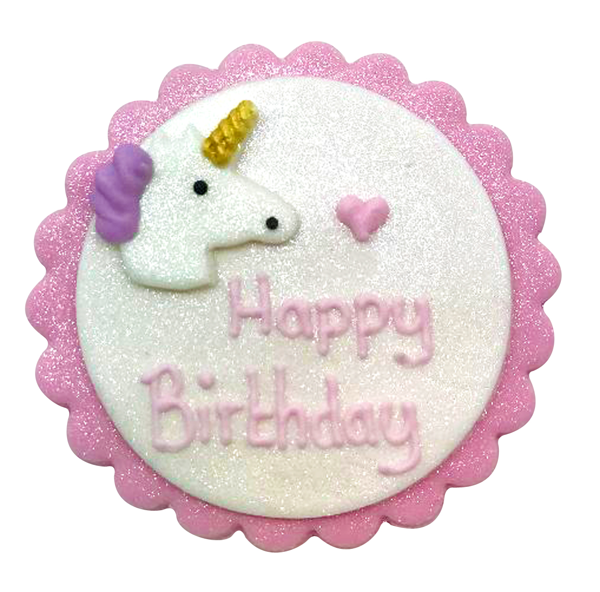 Happy Birthday  Sugar Topers Unicorn, 7,5 cm