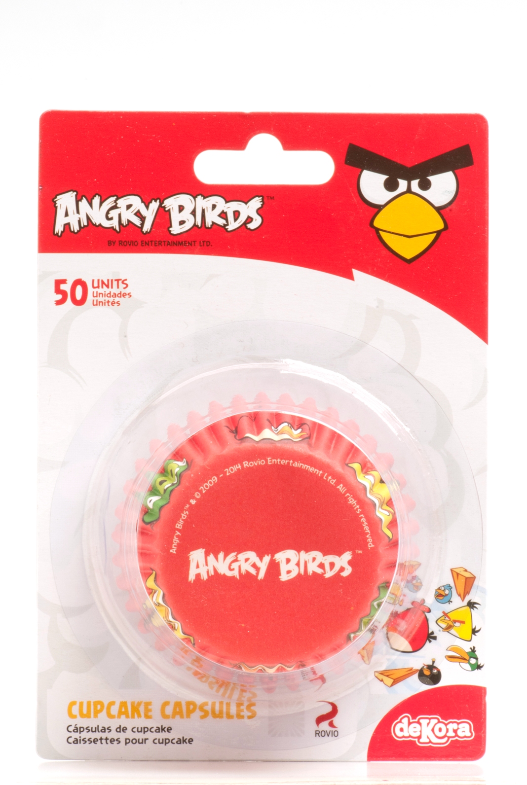 Capsules cupcake Angry Birds 5 cm