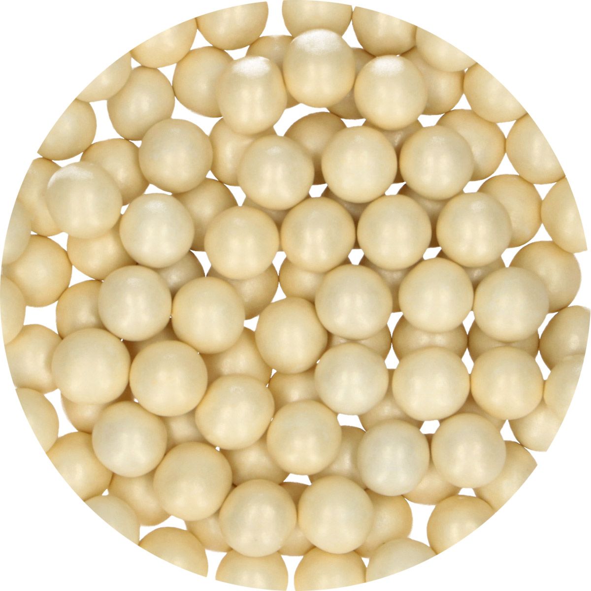 FUNCAKES CANDY CHOCO PEARLS LARGE IVOIRY 70 G