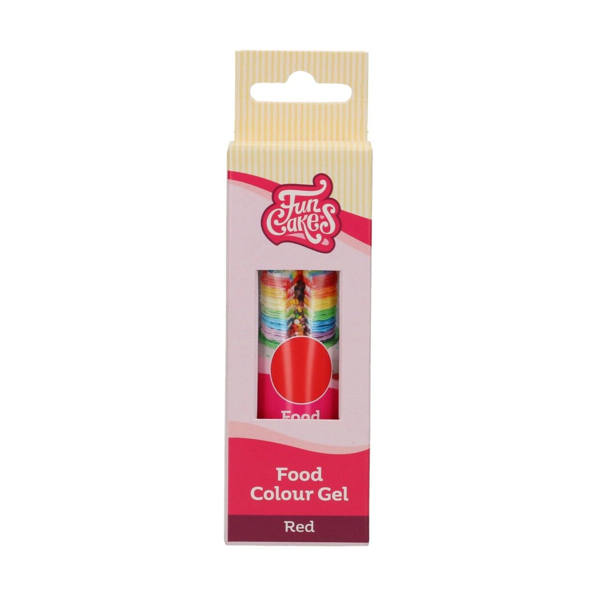 FUNCAKES EDIBLE FUNCOLOURS GEL - RED, ROT 30g