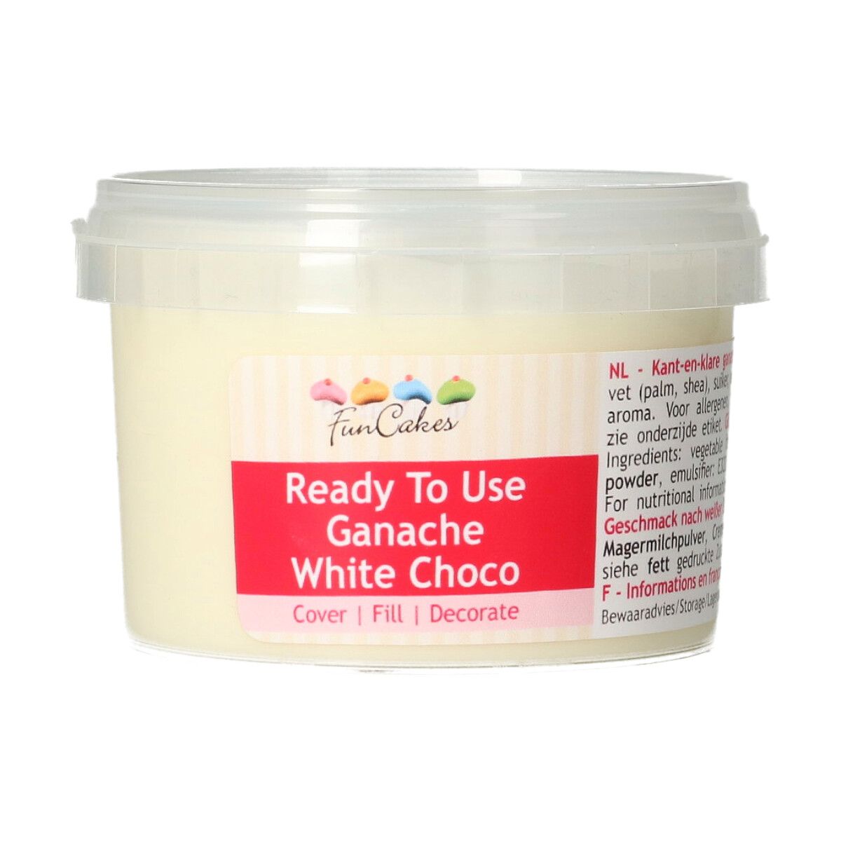 FUNCAKES READY TO USE GANACHE WHITE CHOCO 260G
