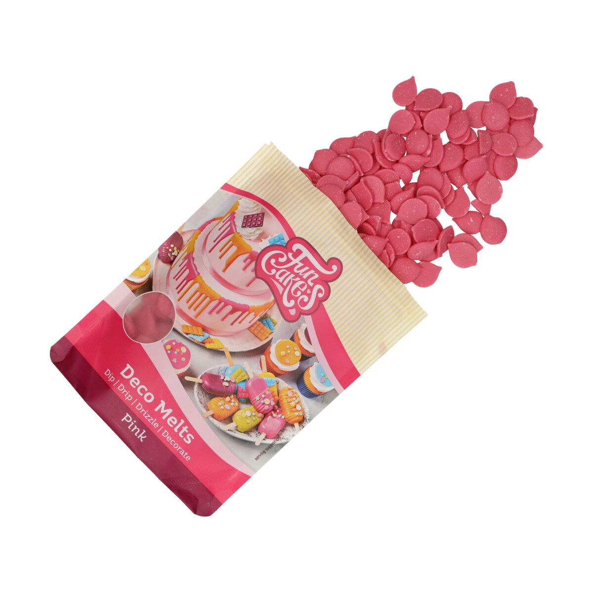 FunCakes Deco Melts -Pink- 250g