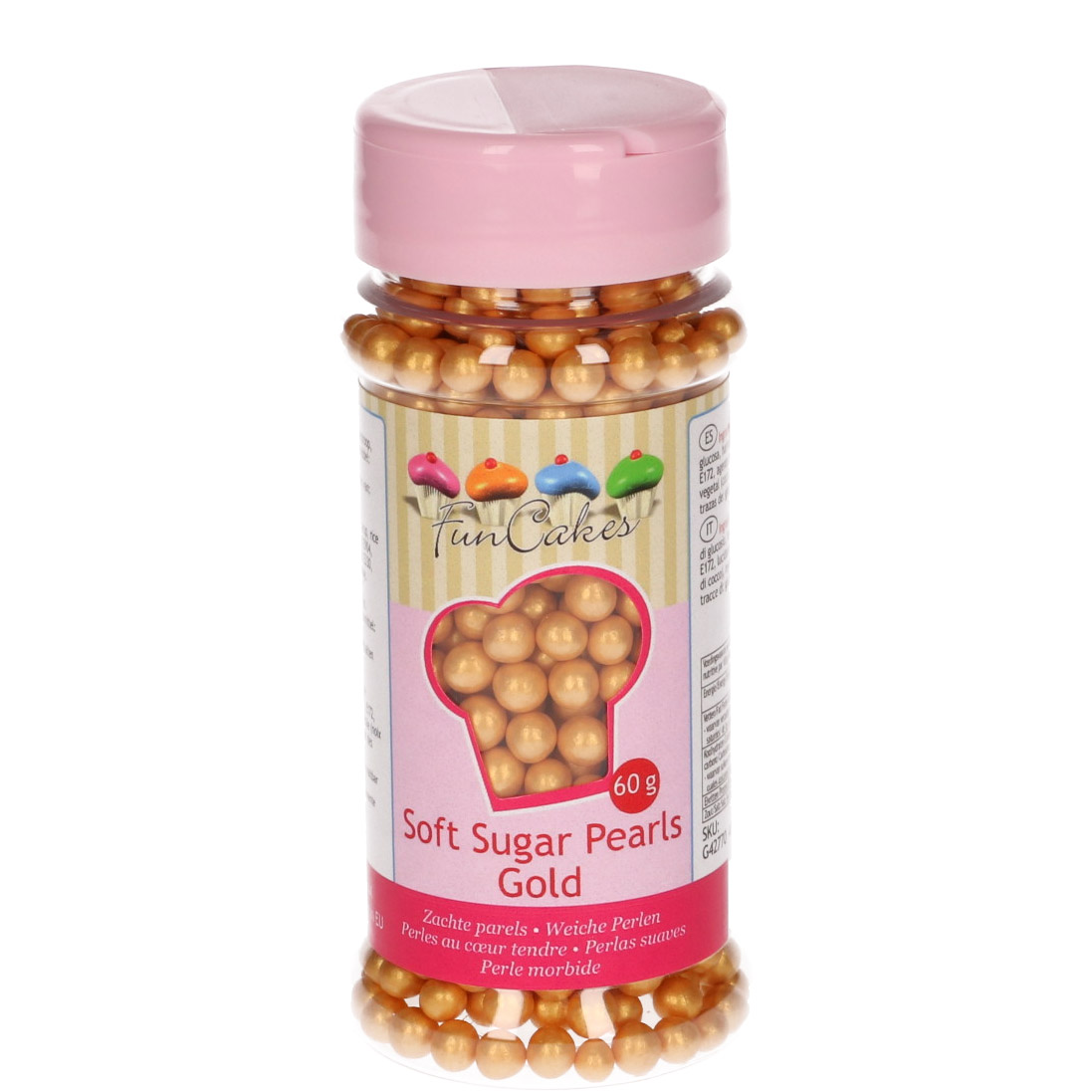 FunCakes Soft Pearls Gold 60g