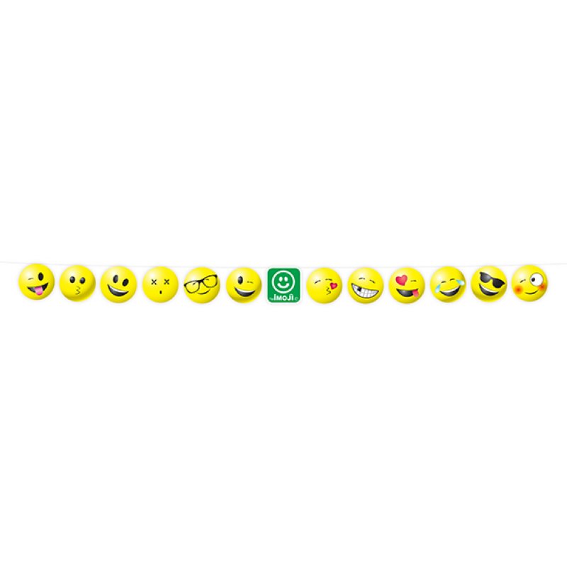 Emoji Girlande, 8 Meter