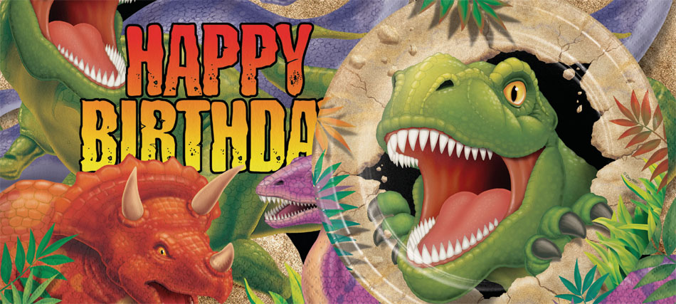 Dinosaures, Bougies anniversaire Dinosaure, 4 pces, Pinata 3d