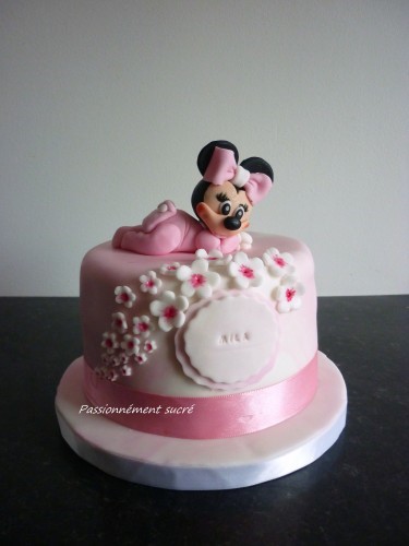 Gâteau d'anniversaire bébé Minnie