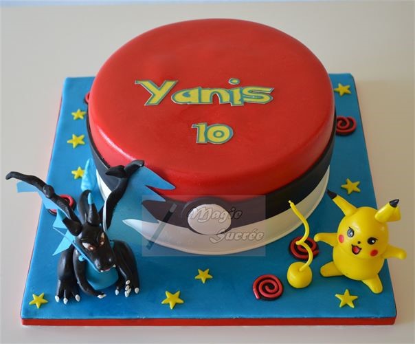 Gâteau d'anniversaire Pokemon