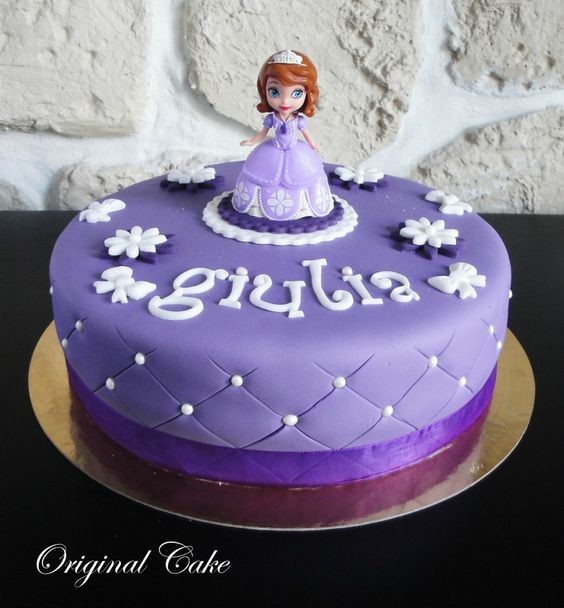 Gâteau d'anniversaire Princesse Sofia