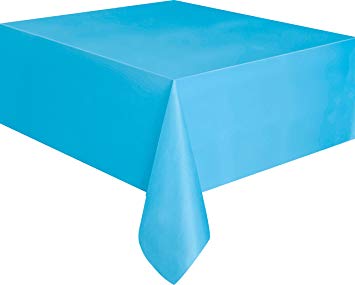 Nappe plastique de table   bleu ciel 137 x 274cm