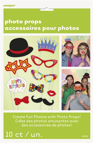 Photo Booth Props - , 10 pces, Party confetti
