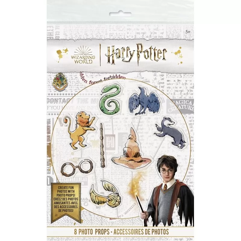 Harry Potter Photo Booth Props - 25 cm, 8 pces
