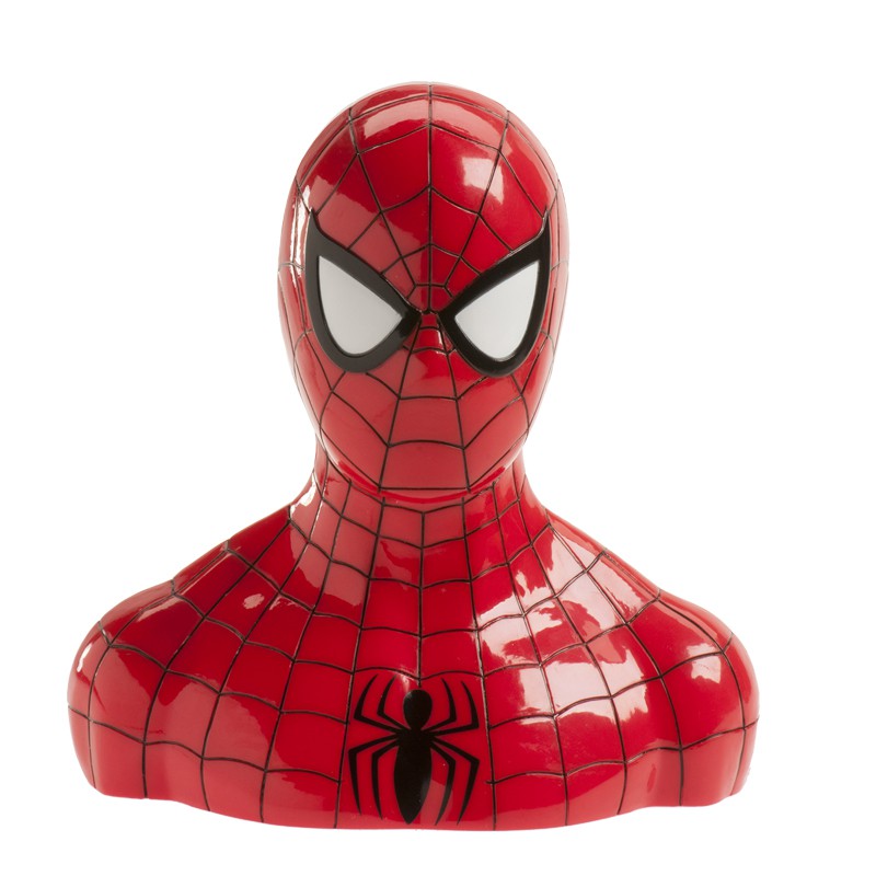 Spardose Spiderman , 18 cm, mit 60g Bonbons