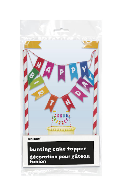 RAINBOW happy birthday  CAKE TOPPER