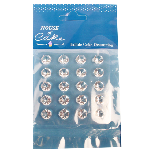 House of Cake Jelly Diamant - Weiss transparent- pcs/20