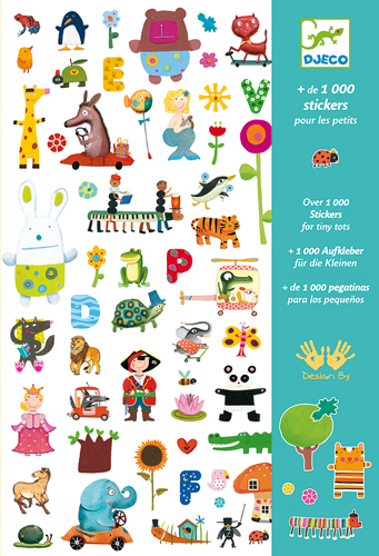 Djeco, Stickers 1000-sticker-für-die Kleinen