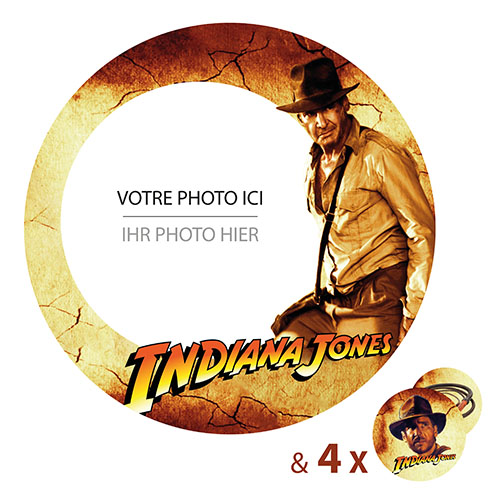 sugar disc 20 cm Indiana Jones customizable
