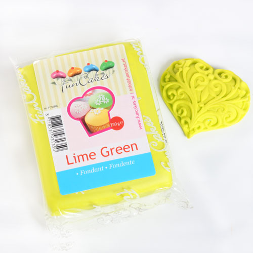 Zuckerpaste FunCakes Fondant Lime Green -250 g-
