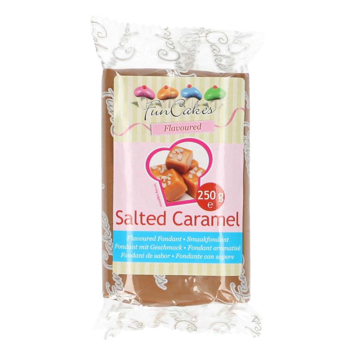 FunCakes Flavoured Fondant -Salted Caramel- 250g