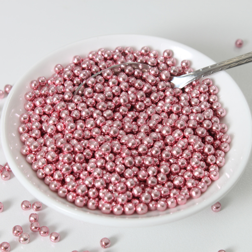 FunCakes perles - rose métallisé 80g