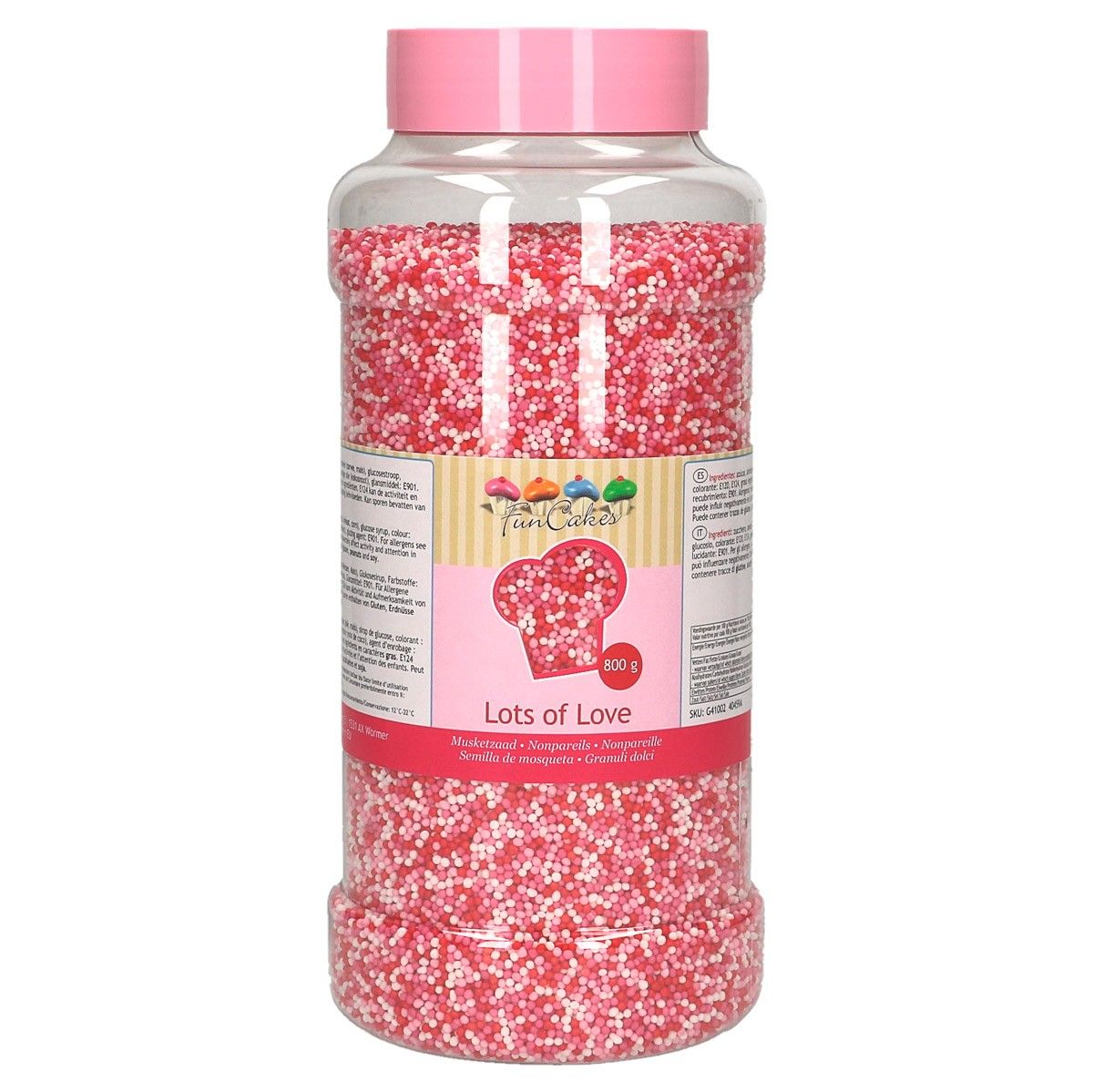 FunCakes Nonpareils -Lots of Love- 800g
