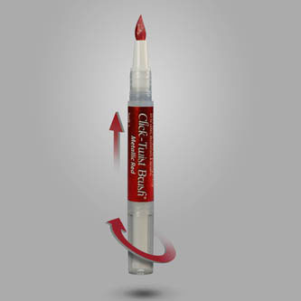 RD Click-Twist Brush® Food Paint - Metallic Red