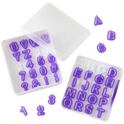 Wilton emporte-pièces  -Alphabet & Numbers- Set