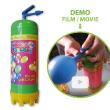 Helium bottle one use.....  with demo movie