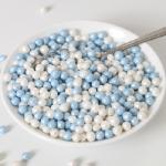 FunCakes Soft Pearls -Blue/White 60g