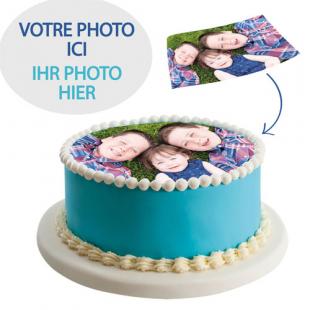 Photo comestible 1 an fille - 20 cm