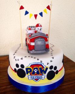 Dékora Paw Patrol - décoration d'un gâteau en gaufre
