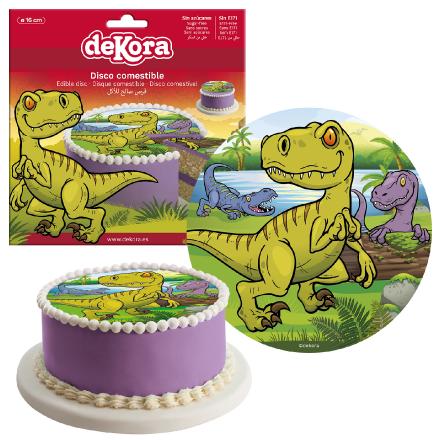Bougie d'anniversaire Dinosaure 7cm comme décoration de gâteau