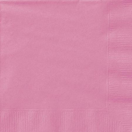 20 serviettes hot pink rose , papier, 33 x 33  cm