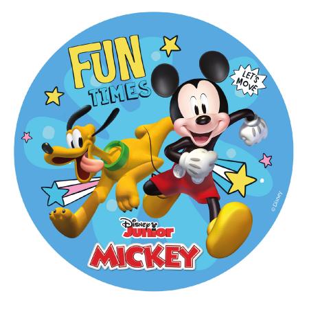 Disque décoration Mickey, 15,5cm, sans sucre