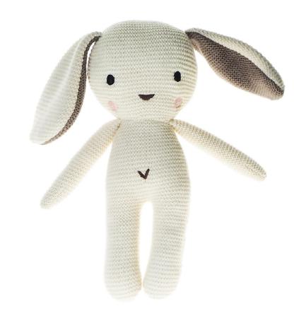 peluche bunny  26 cm, Toodo Cotton Organic,  
