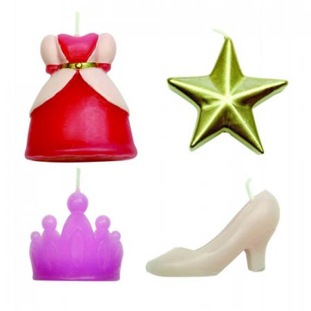 PME bougies Princesses, 4 pièces