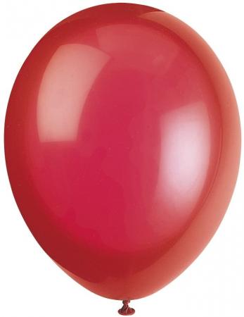 Ballons Premium Pearlized Crystal rouge, 30 cm, 50 pces