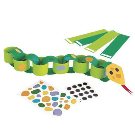 chaîne en papier serpent, kit pour 4, cadeau de fête dans la collection SAFARI