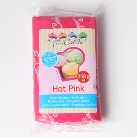 Pâte à sucre Funcakes Hot Pink -250g-