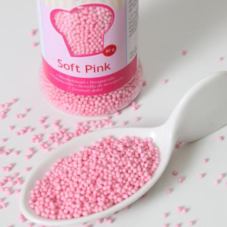 FunCakes Mini perles -Rose clair- 80g