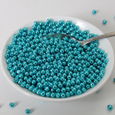 FunCakes perles - bleu métallisé 80g