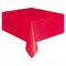 Nappe plastique de table rouge 137 x 274cm