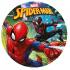 Decorative disc, without sugar, 20 cm, Spiderman