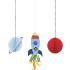 3 Printed Hanging Cutouts, Outer Space 91 cm