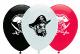 6 Balloons latex Pirates Party 30 cm double side printed