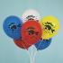 8 Balloons latex Pirates Party 30 cm