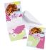6 invitation cards with envelope, Horses