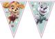 Wimpelkette Paw Patrol 200 cm, Skye and Everest