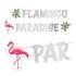 Wimpelkette 180 x 15 cm Flamingo Paradise