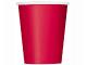 14 paper cup, ruby red, 250 ml