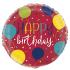 Alu LuftBallon 46 cm, Happy Birthday Ballon Party